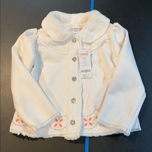 Gymboree faux fur jacket 4-5T